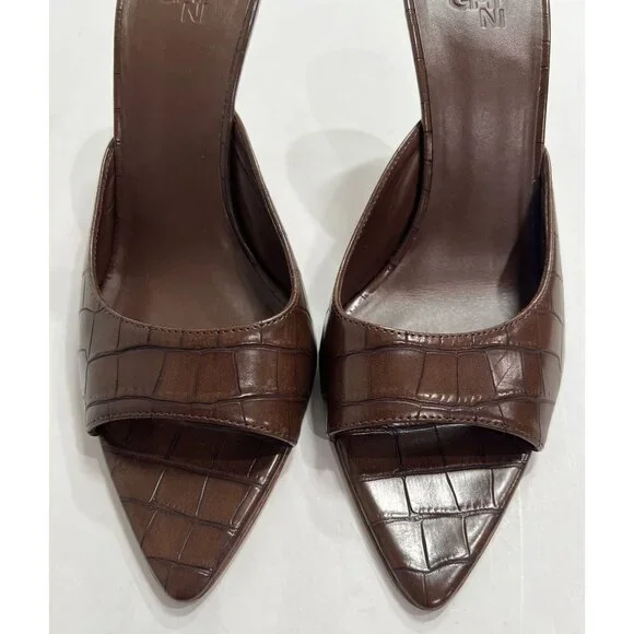 Gia Borghini Perni Mule in Chocolate